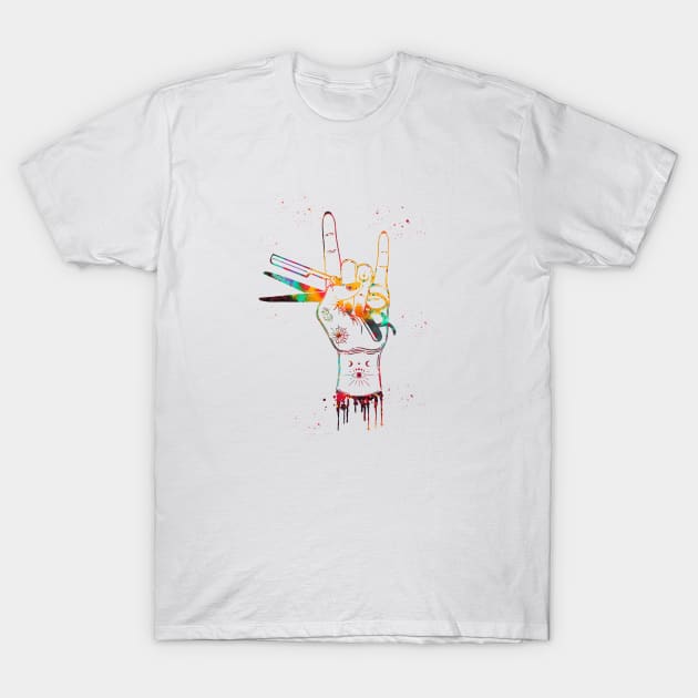 Barber Shop Art T-Shirt by erzebeth